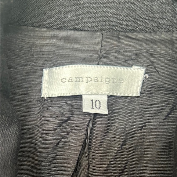 Campaigne Black Button Up Women’s Jacket - Picture 2 of 6